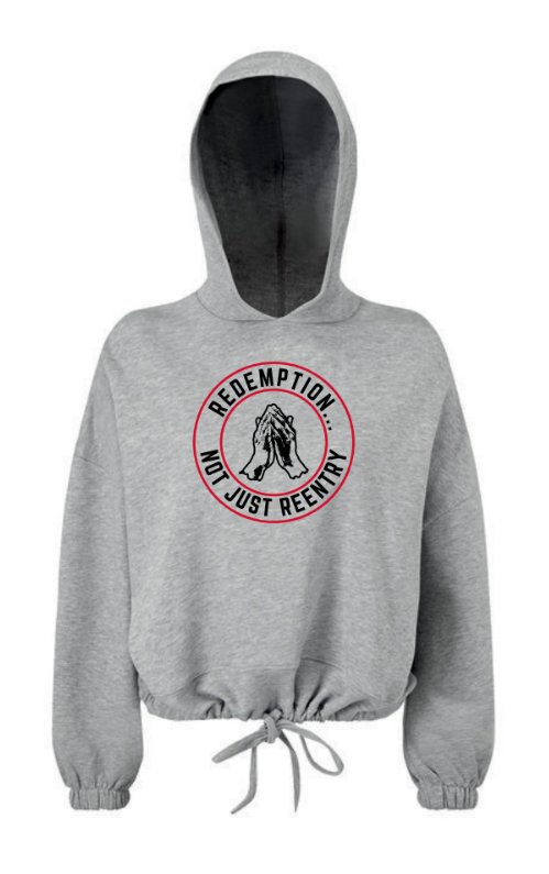 Ladies' Cropped Not Just Rentry Hoodie