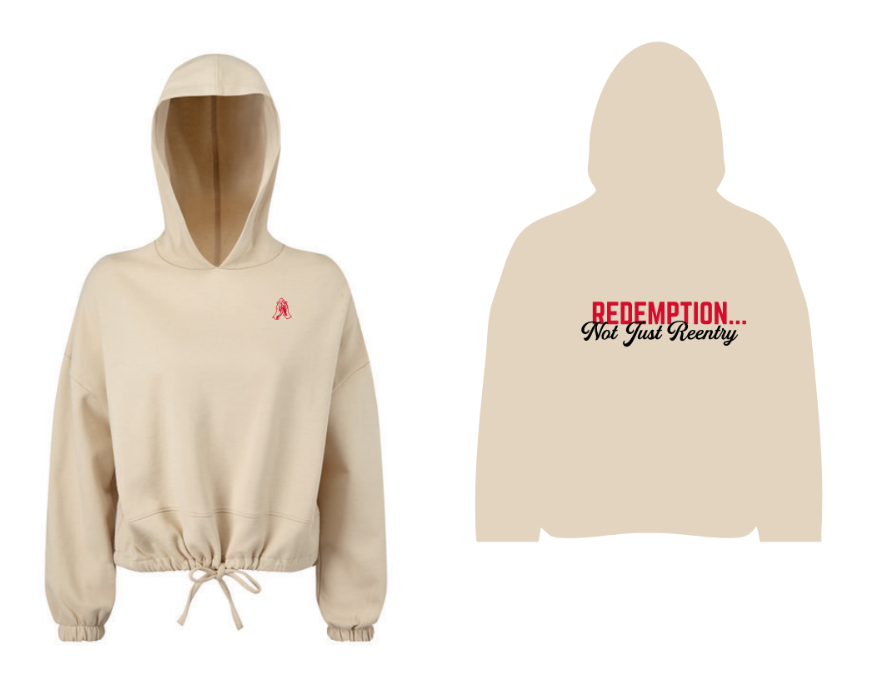 Ladies' Cropped Redemption Hoodie