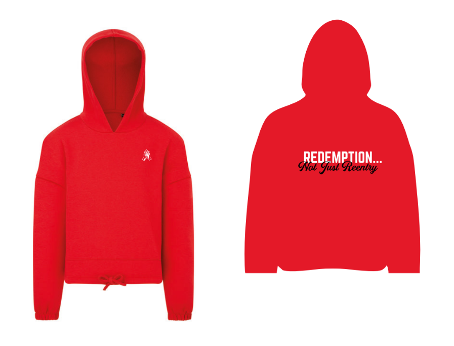 Ladies' Cropped Redemption Hoodie