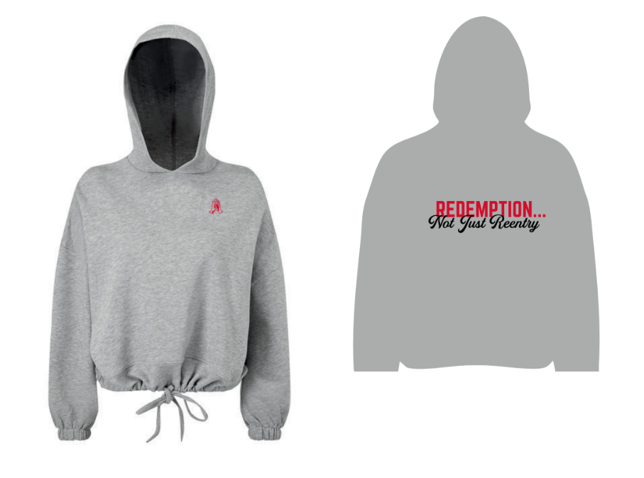Ladies' Cropped Redemption Hoodie